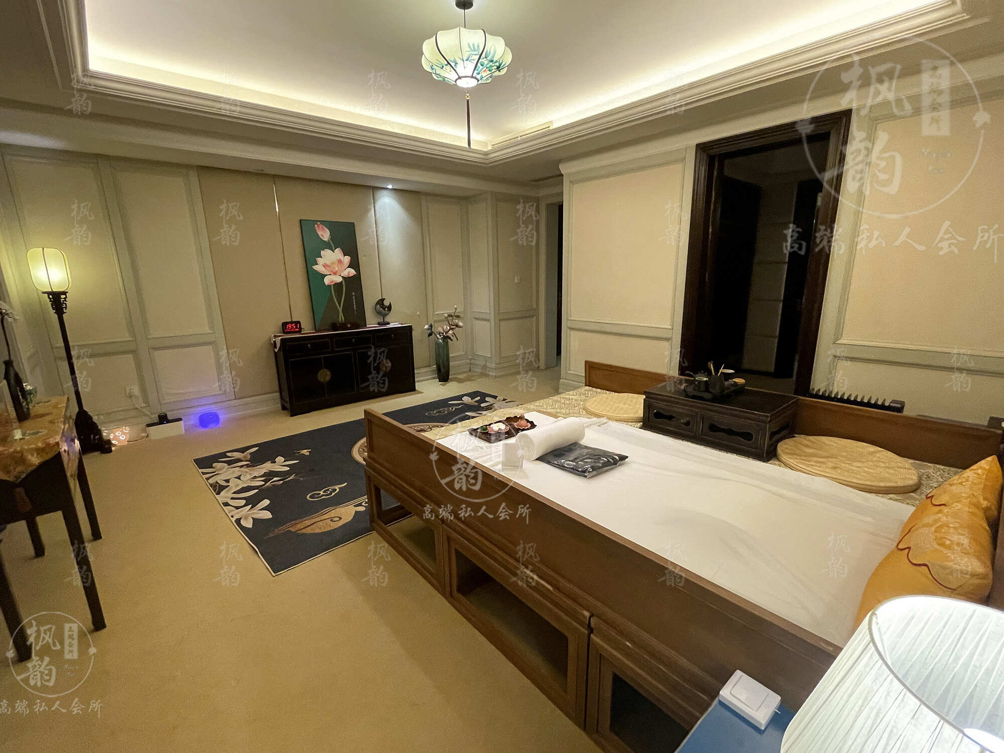 成都天津渔阳鼓楼人气优选沐足会馆房间也很干净，舒适的spa体验
